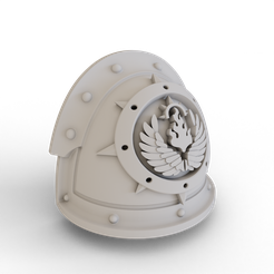 Mk3-Shoulder-Pad-new-2024-Firewing-0000.png Shoulder Pad for 2023 version MKIII Power Armour (Dark Angels - Firewing)