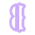 b_Low_case.stl Merlina - alphabet font - cookie cutter