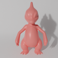 charmeleon 3 3.png STL file Charmander evolution pack (9 models, 3 positions each evolution)・3D print design to download