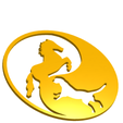 Näyttökuva-2022-01-06-182607.png STL-Datei Ying und Yang Hund und Pferd Wanddekoration・3D-druckbares Modell zum herunterladen