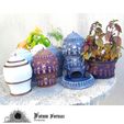 IFatum Iornax Miniatures Jars bundle with flower pots and dice tower