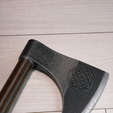 Viking-Axe-A1-mini-head.png Viking Axe - Modular, No Glue, No Supports, No AMS