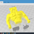 18.png Muscle Spongebob meme sculpture 3D print