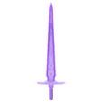 Larger Scale Sword Of Judgment.STL Transformers Espada do Julgamento Punho 5mm