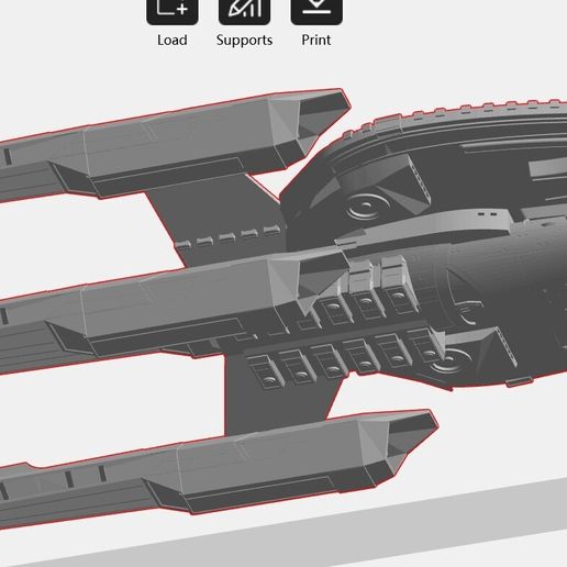 ⭐ USS Tenacious - star trek federation star ship・ STL File for 3D ...