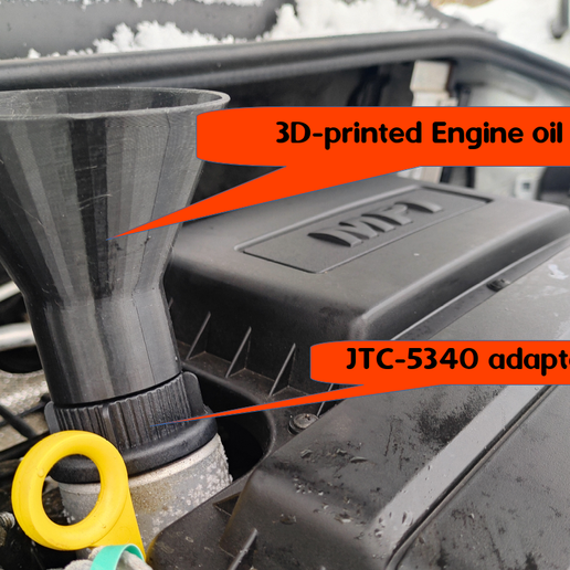 Engine oil funnel for VAG 3D model