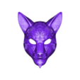 Kitsy_SubTool1.obj Kitsune Fox Mask STL - Máscara Humana - Fantasía Estilo Japonés - Imprimible 3D