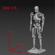 Size-X-30cm-10cm-10cm.jpg Terminator T800 Salvation Endoskeleton Pose 1