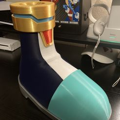 IMG_5188.jpg Life-Size Replica - Silver the Hedgehog Boot