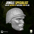 8.png Jungle Specialist head for Action Figures