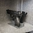 20220202_104526.jpg Ghost Themed Pistol and magazine stand safe organizer