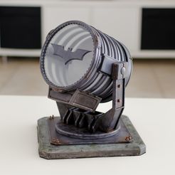 DSC_8871-1.jpg Free 3D file Batsignal (From movie: The Dark Knight Rises, 2012)・Model to download and 3D print