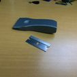 IMG_0666.JPG STL file Ergo Razor blade scraper Elite・Template to download and 3D print