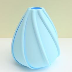 vase coquillage bleu.jpg Файл STL "low tide" vase 3dgregor・Модель для загрузки и 3D печати, moulin3d
