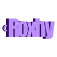 roxhy.stl PACK OF NAME KEY RINGS (100 NAMES) VOLUME 2