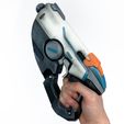 Tracer-prop-replica-Overwatch-Blasters4Masters-3-2-3.jpg Tracer Pulse Pistol Overwatch Weapon Prop Replica