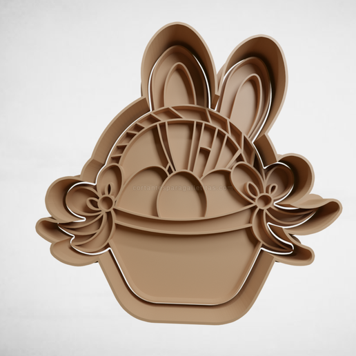 easter basket 3D model
