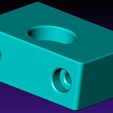 e3topbearing.jpg Ender 3 Series Z Axis Top Bearing Housing – Z Rod Support Upgrade