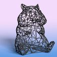 hamster-7.jpg Hamster sitting sculpture for resin printing