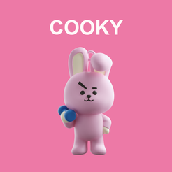 cooky.png bt21 / BTS keychain - COOKY