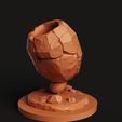 D21.13.jpg Floating Rock Pen Holder STL | Stylized Desk 3D Print | Office Art