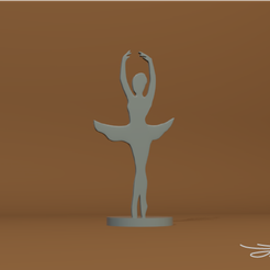 bailarina2.png Free STL file Dancer・3D printing idea to download, D3DLouis