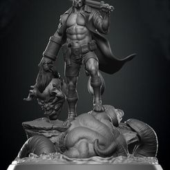 hellboy.jpg Descargar archivo gratis Hellboy • Plan para la impresión en 3D, 3DArt