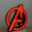 IMG_8514.jpeg Avengers dekoračná led lampa / Avengers decorative led lamp
