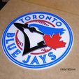 toronto-blue-jays-cartel-letrero-rotulo-impresion3d-equipo-baseball-americano.jpg Toronto Blue Jays, team, baseball, poster, sign, signboard, logo, print3d, ball, bat, run, stadium