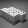 Bevelled-D6-Pips-1-6-Display-3.png Dice with Pips (Bevelled Edge)