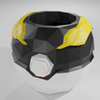 3.png Lowpoly And Normal Version of Pokeball penstand / Vase Collection