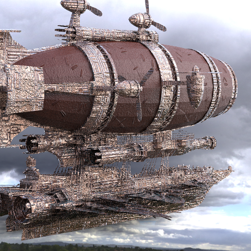 Zeppelin Airship General 3D model