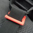 fitted_2_display_large.jpg Free STL file Car Bag Restraint - Stops your bag flying forward in your car・3D printing idea to download