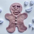 396727031_17991568112459931_8028030626854729844_n.jpg CHRISTMAS GINGERBREAD MAN COOKIE/ PLAYDOUGH CUTTER AND FACE STAMPS