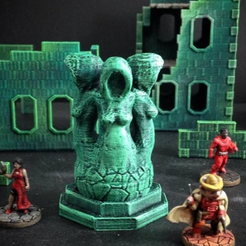 Capture_d_e_cran_2016-07-05_a__10.32.37.png Free STL file Arcane Statue: The Hooded Sisters (15mm scale)・3D print model to download