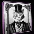 Naamloos.png Leuchtkasten Katze victorian style lithophane