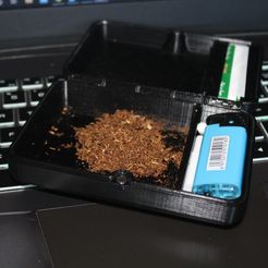 IMG_5140.JPG Fichier STL Boîte à tabac verrouillée par un aimant・Plan imprimable en 3D à télécharger, mehmet-ylmz