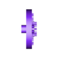 RC HAMMER CENTER.stl 1/24 1/25 scale17/15 RC Comp Hammer wheels with drag radial tires &TBM brakes