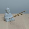 Buda-Only.jpg Buda Incense Holder with and without base - NO SUPPORTS