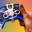 e06d061a77a7bde916b8a91163029d41_display_large.jpg Free STL file Xbox One Steering Wheel for wired controllers・Template to download and 3D print