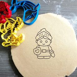 knight.jpg Fichier STL Knight Cookie cutter + contour・Modèle à imprimer en 3D à télécharger
