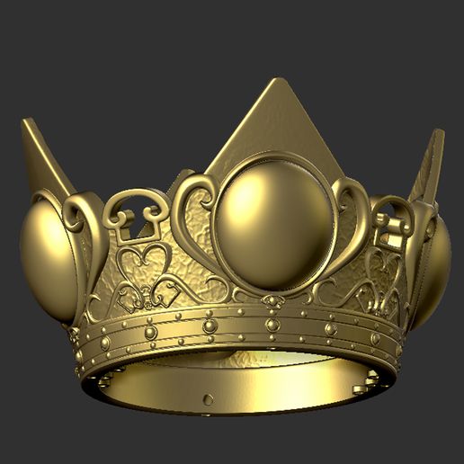★COURONNE★ Stephanie Classic Miniature 18_RCBDX24143ORX 👸 Princess Peach Crown V02 Classic top・ 3D File for ・Cults