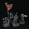 MMF-2.jpg Command squad and Officer Rundgäard / Imperial Guard