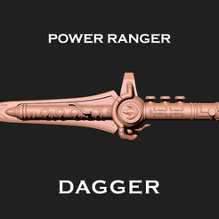 1.png POWER RANGERS - DRAGON DAGGER 3D print model
