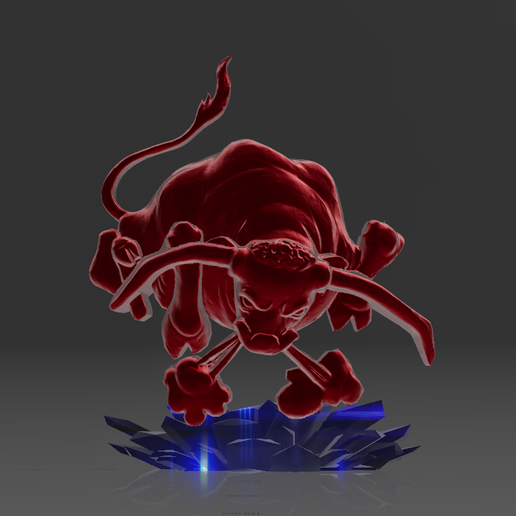 3.png The Snorting Bull - Rapid Print 2.5D