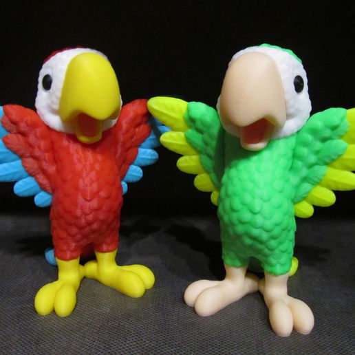 Cute-Parrot-7.jpg Cute Parrot (Easy print and Easy Assembly)