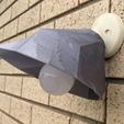 IMG_20210227_142133.jpg Free STL file Twisting Lofted Cover for Angled Wall Light・3D printing template to download