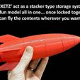 fly.jpg 'ROCKETZ'... Interlocking Storage Stages and Fun Model