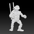 ScreenShot586.jpg Michelangelo TMNT 6" Action Figure for 3d printing.