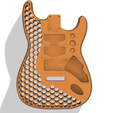 orange.png Hexagon Style Stratocaster Fender Body